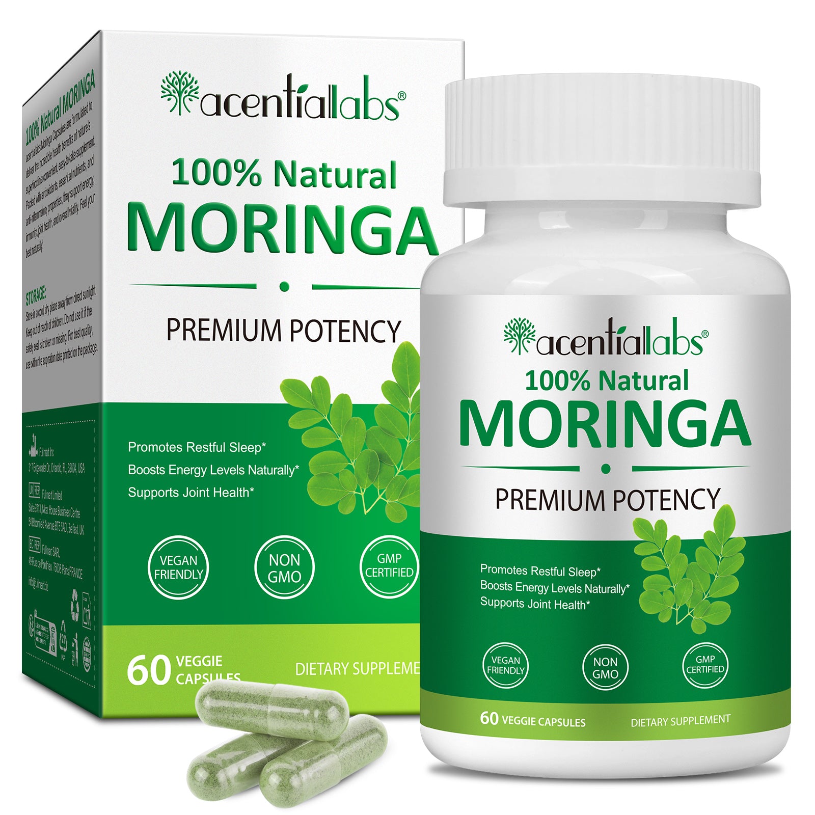 🔥2+ High Quality 120 Capsule Moringa Powder🔥